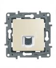  - Legrand Etika Крем Розетка тел. (RJ11) 672340