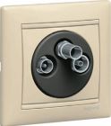  - Legrand Valena Крем Розетка TV-FM-SAT оконечная 2400MHz 10 дБ (774336)