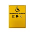  - iBells Табличка "Кнопка вызова для инвалидов" (вертикальная)