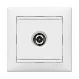 Legrand Valena Бел Розетка TV проходная, 14 дБ (774431)
