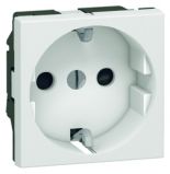 Legrand Mosaic Розетка с/з с защ. шторками 2М (077213)