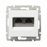 Legrand Valena Бел Розетка комп(RJ45) 2-ая 5 кат UTP (774231)