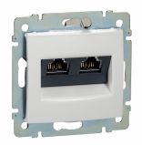 Legrand Valena Бел Розетка комп(RJ45) 2-ая 5кат.крепление винт(без лапок) (774239)