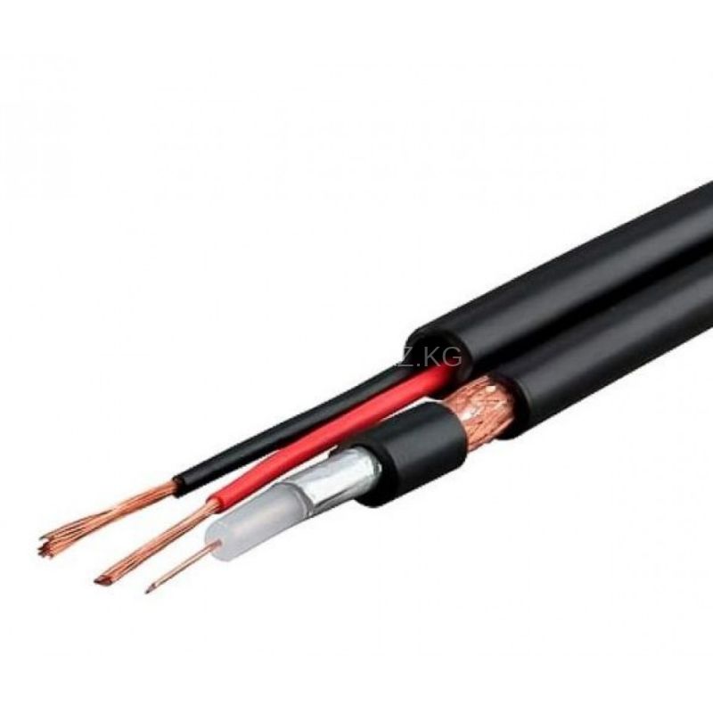 Купить ELETEC Кабель комбинированный 3C-2V+2x0.5 мм2 75 Ом, Outdoor ...